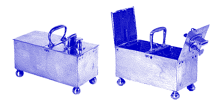 Snuff box, closed and opened.